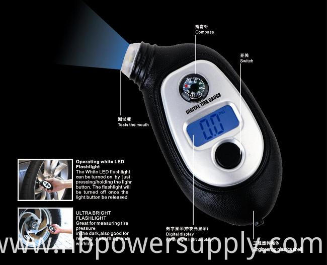 Hot High Quality LCD Digital Display Car Used Tire Pressure Gauge
